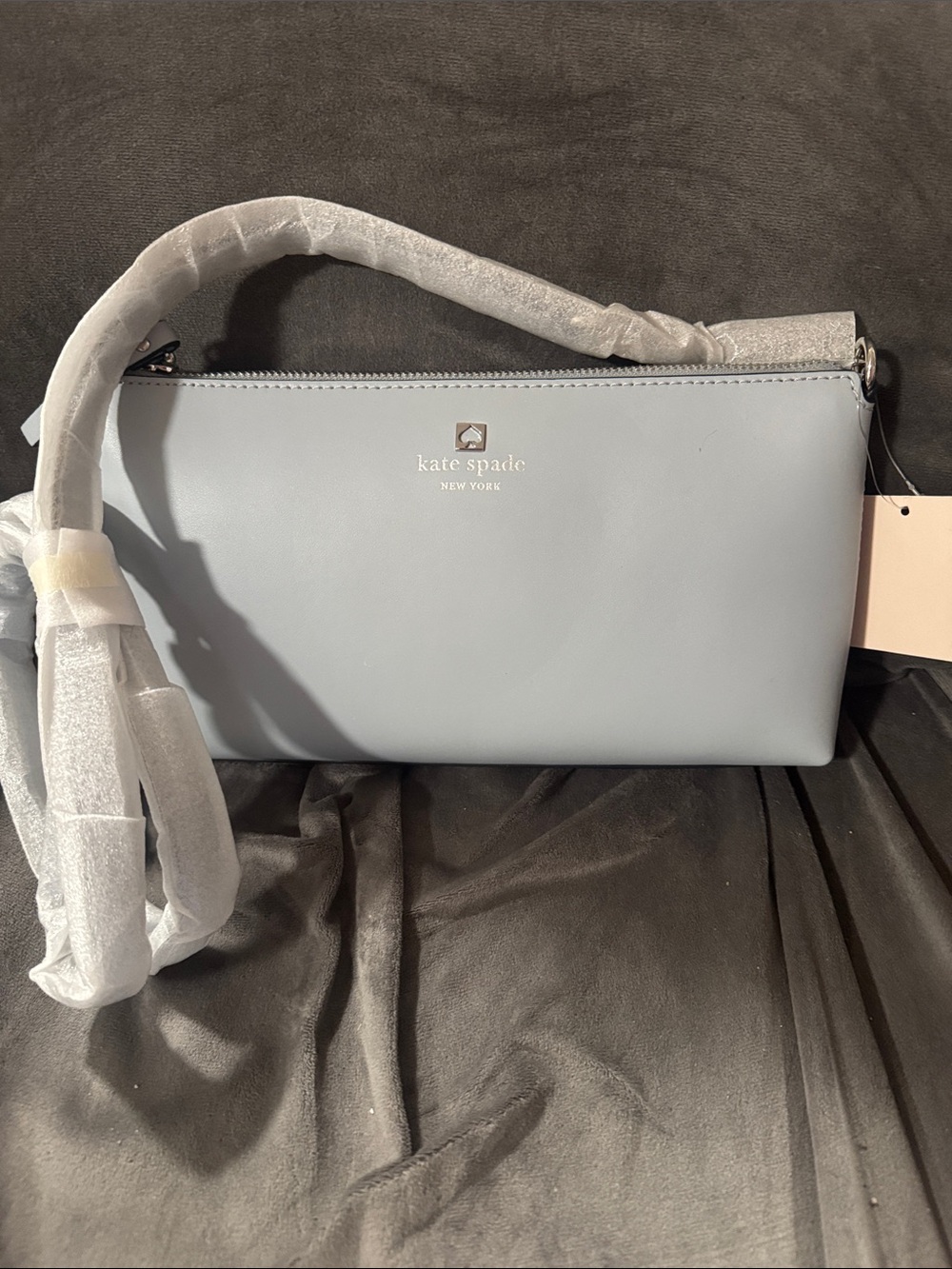 kate spade Light Blue Leather Crossbody